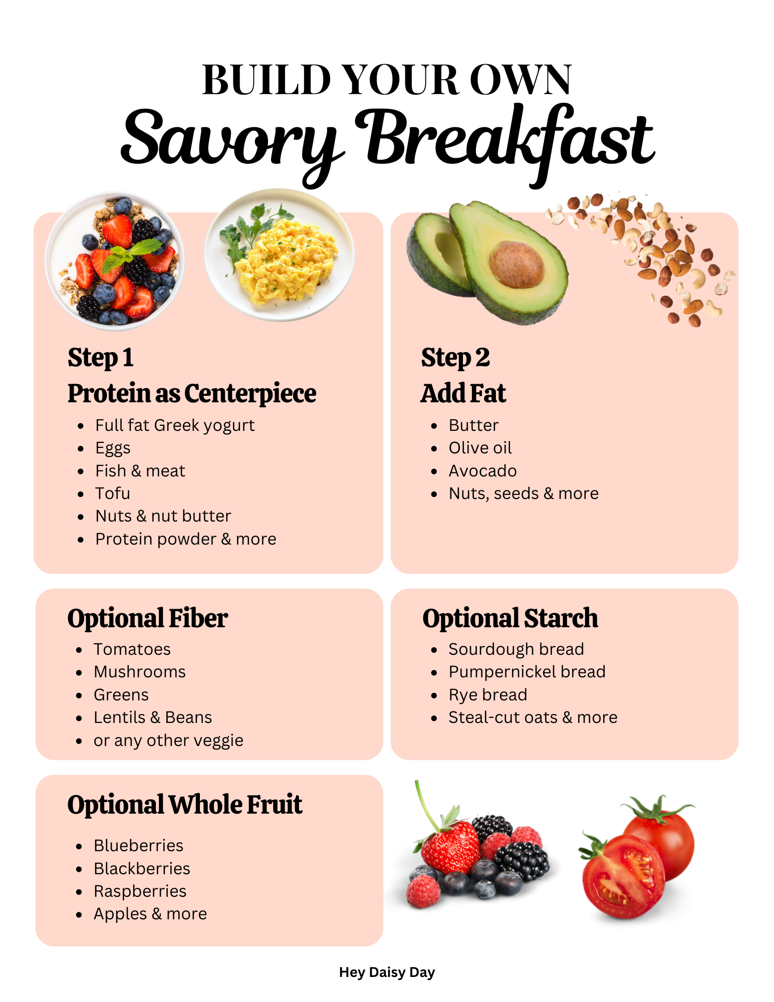 Build your own savory breakfast